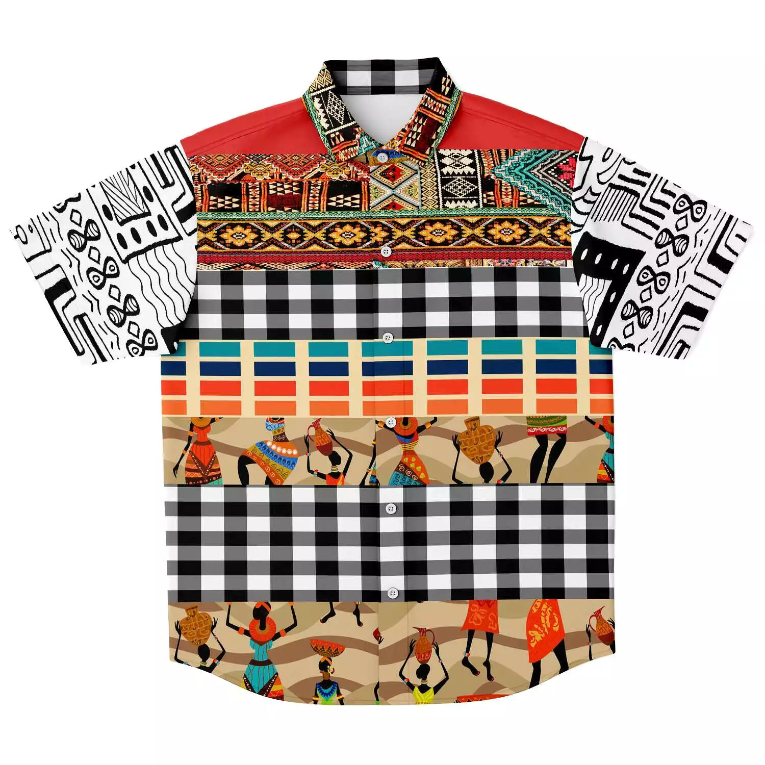 Africa Bombastic Button Down Shirt