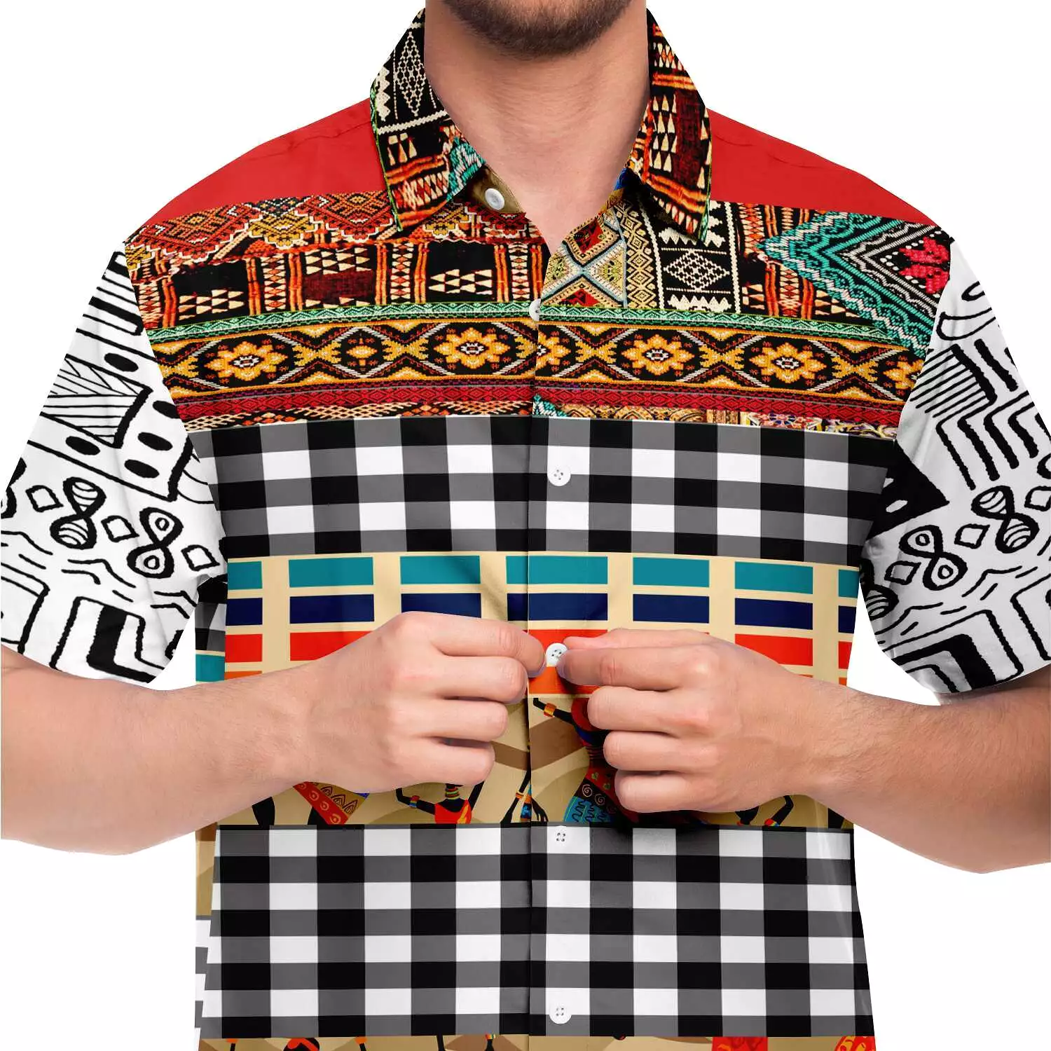 Africa Bombastic Button Down Shirt