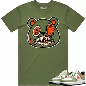 Air Force 1 Oil Green Shirt to Match - CELADON MONEY TALKS BAWS