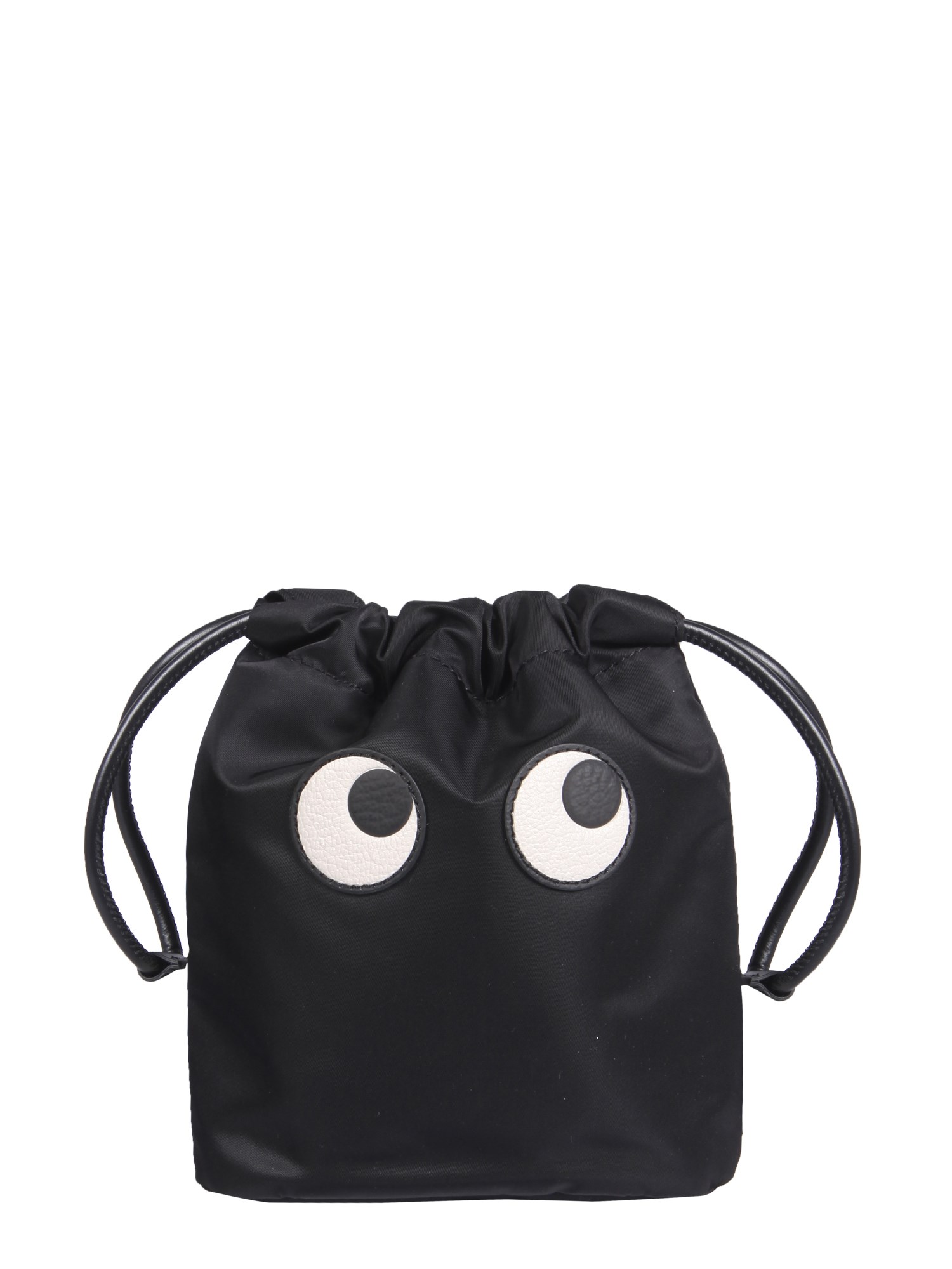 ANYA HINDMARCH    RECYCLED NYLON EYES DRAWSTRING POUCH