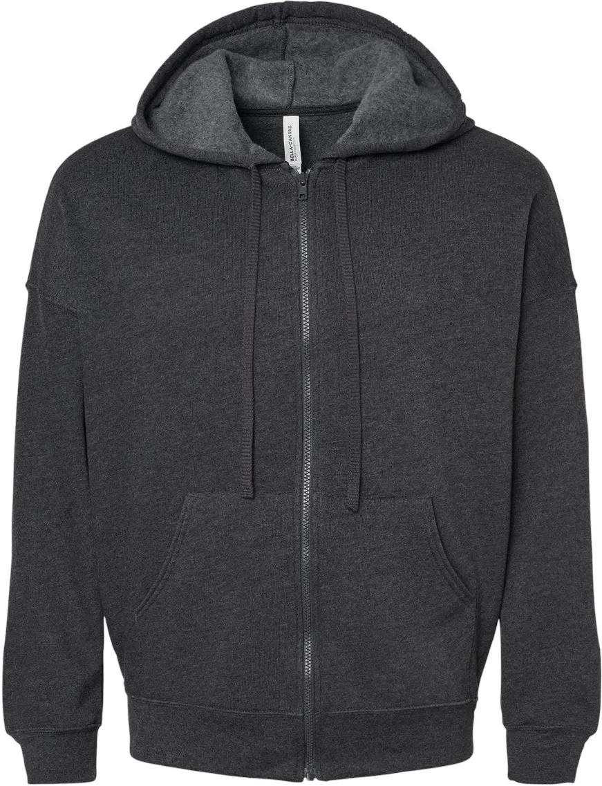 Bella+Canvas Sponge Fleece DTM Full-Zip Hoodie