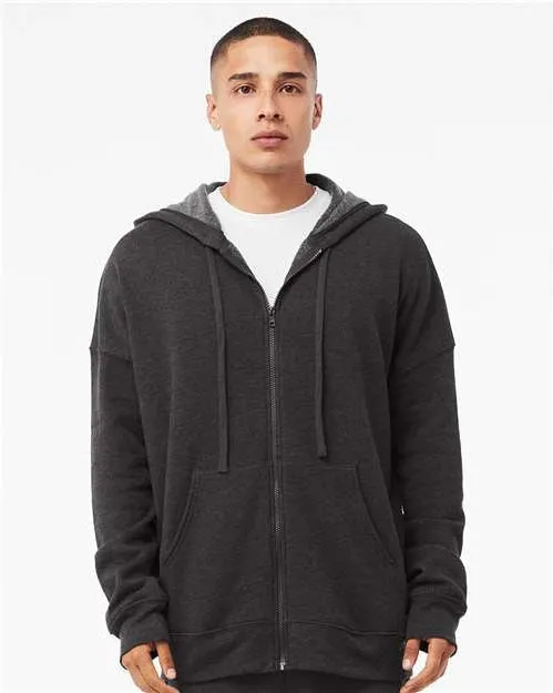 Bella+Canvas Sponge Fleece DTM Full-Zip Hoodie