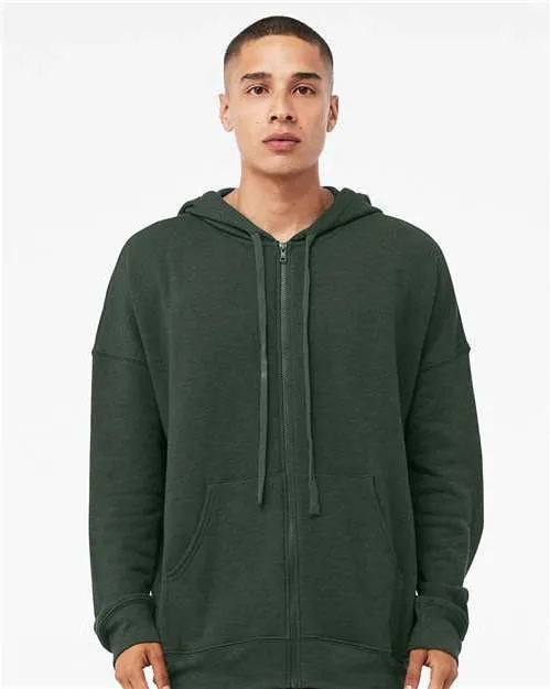 Bella+Canvas Sponge Fleece DTM Full-Zip Hoodie