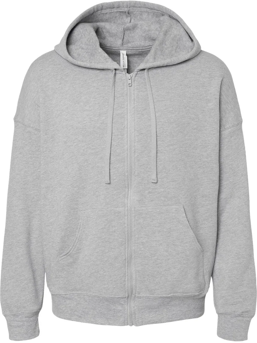 Bella+Canvas Sponge Fleece DTM Full-Zip Hoodie