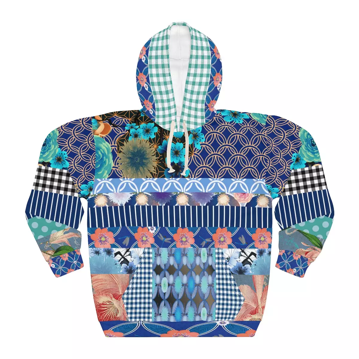 Blue Andalusian Unisex Pullover Hoodie