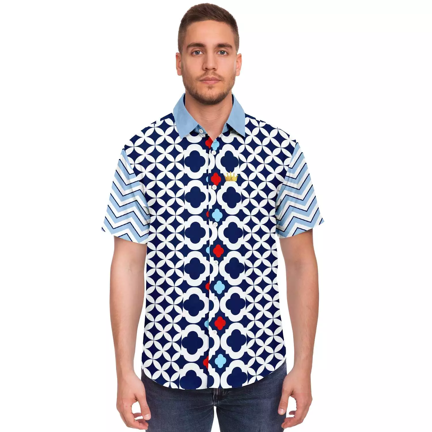 Blues Clues Short Sleeve Button Down Shirt