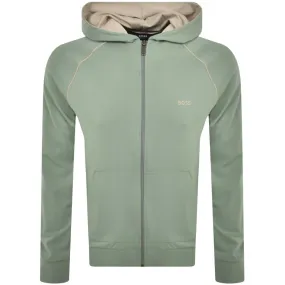 BOSS Mix And Match Full Zip Hoodie Green