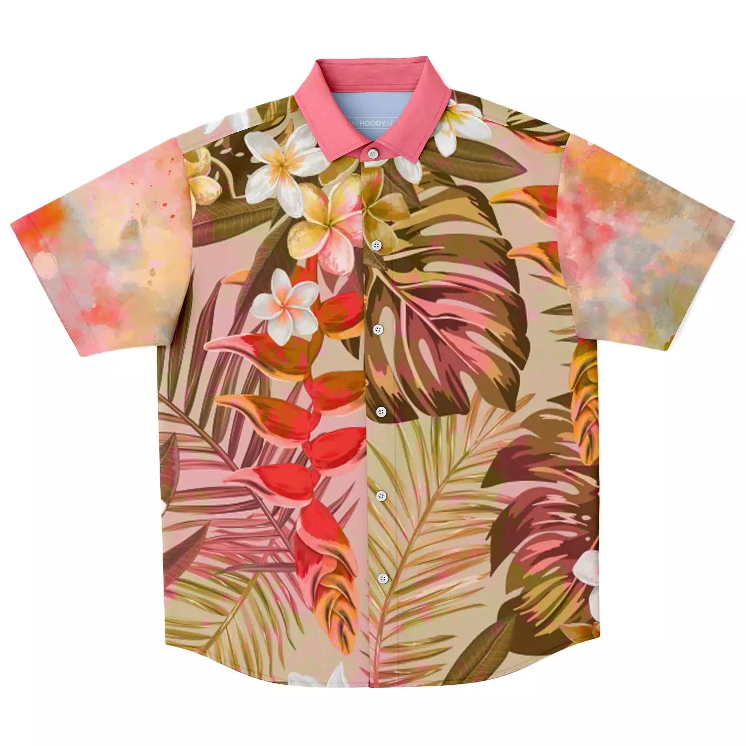 Brando Tahiti Short Sleeve Button Down Shirt