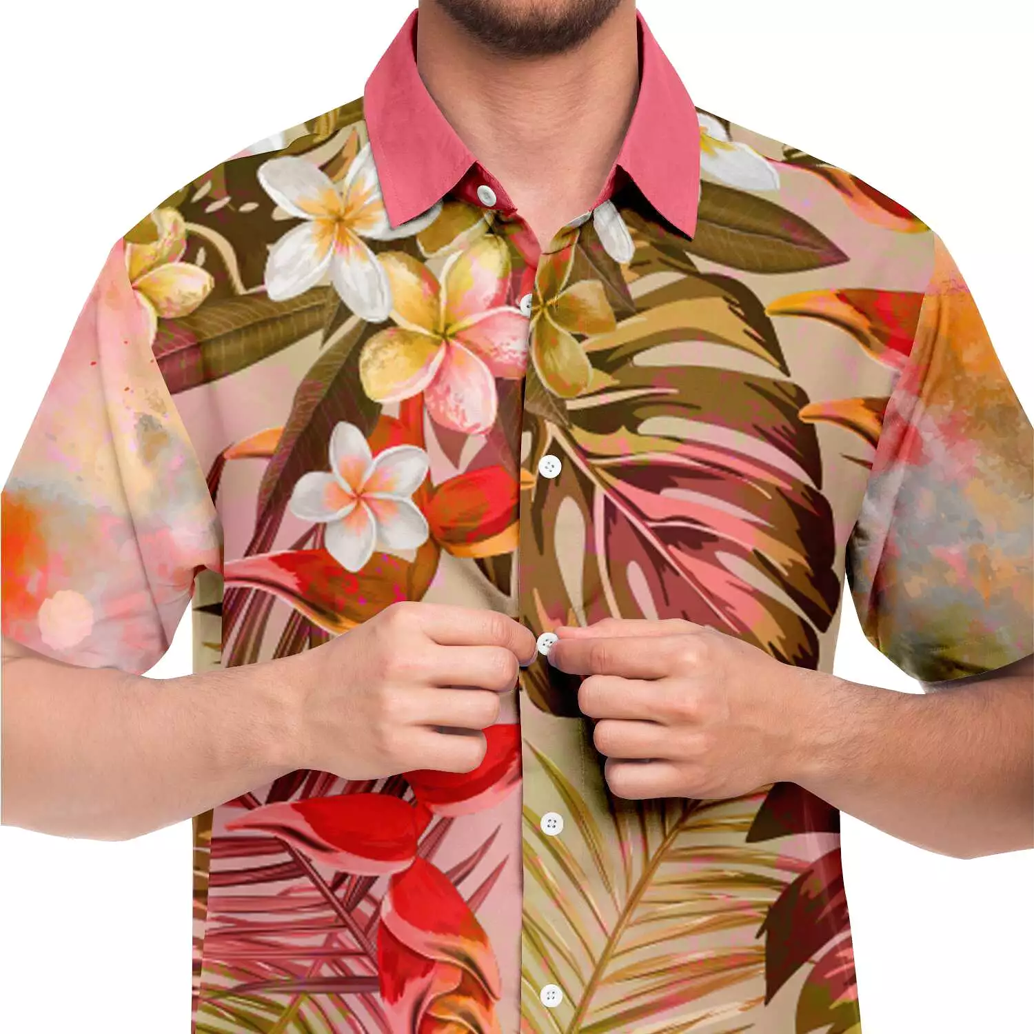 Brando Tahiti Short Sleeve Button Down Shirt