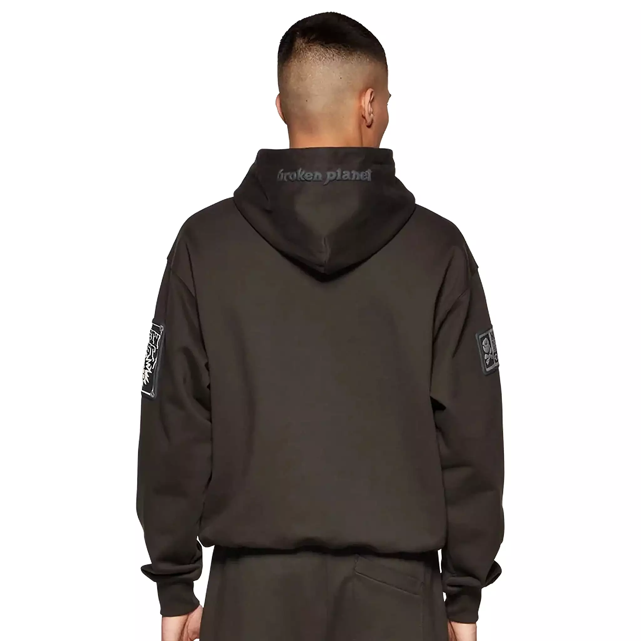 Broken Planet Repair Services Soot Black Hoodie