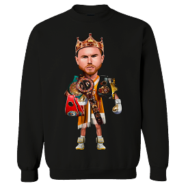 Canelo Black Crewneck Sweater