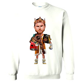 Canelo White Crewneck Sweater