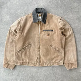 Carhartt 2005 heavyweight distressed Detroit jacket (L)