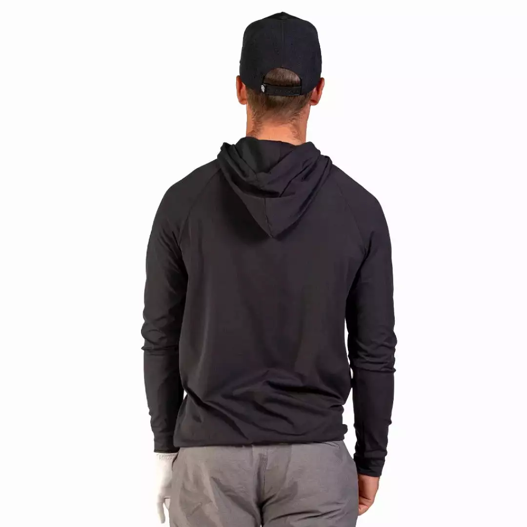 Clubhouse Script Hoodie in Black