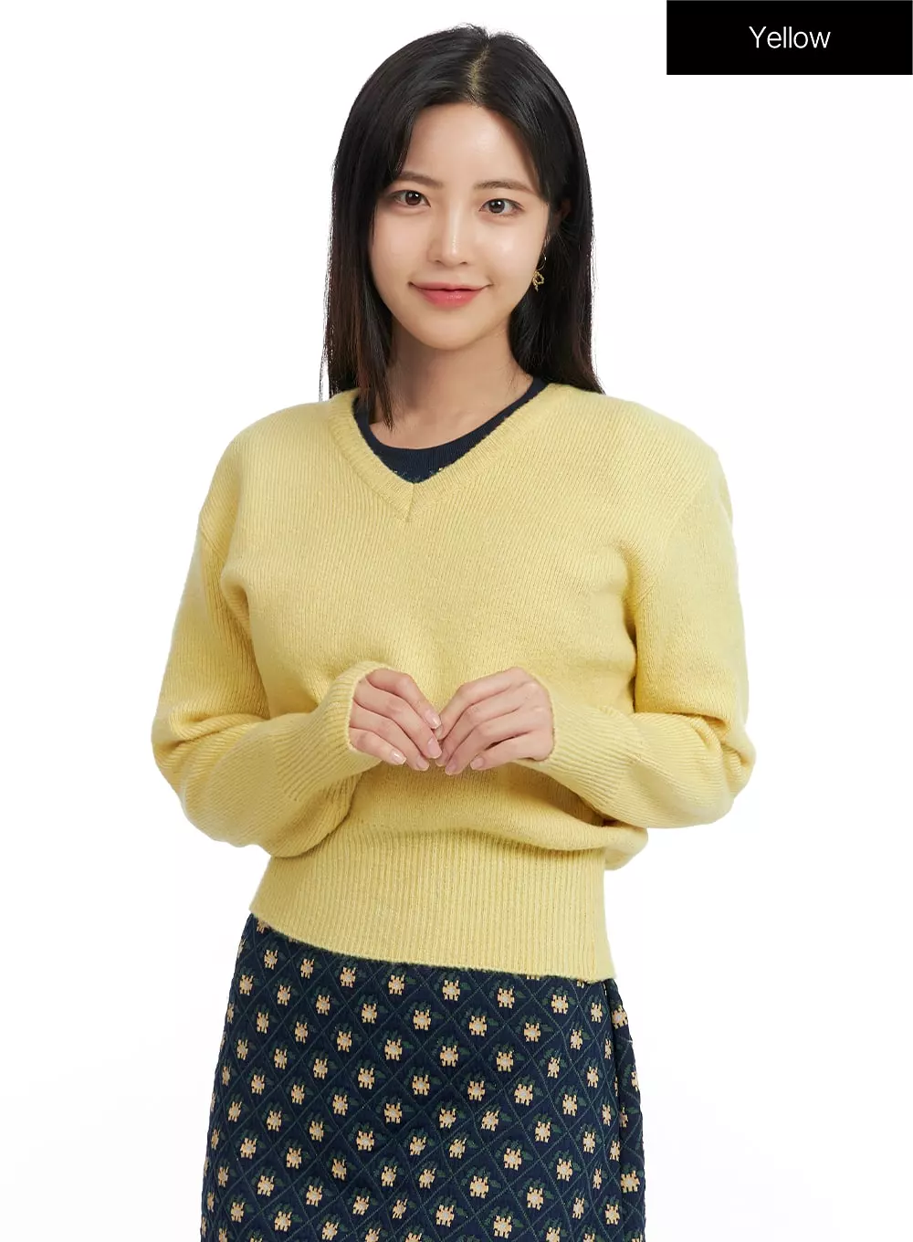 Cozy V-Neck Sweater OF416