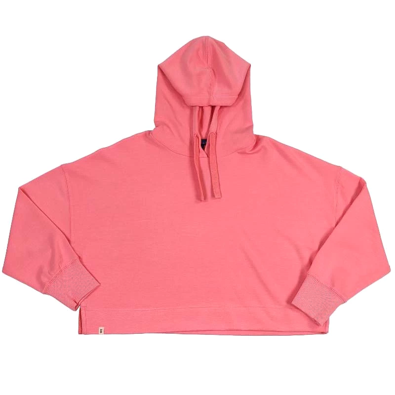 Cropped Hoodie in Rose