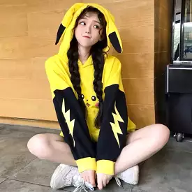 CUTE PIKACHU HOODIE BY23007