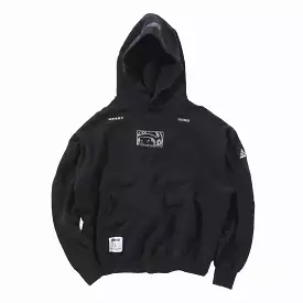 DAMAGED HOODIE 'BLACK'