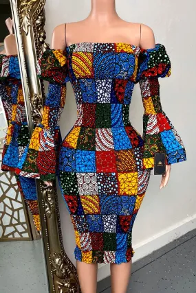 Delta Ankara Dress (Ready To Ship)