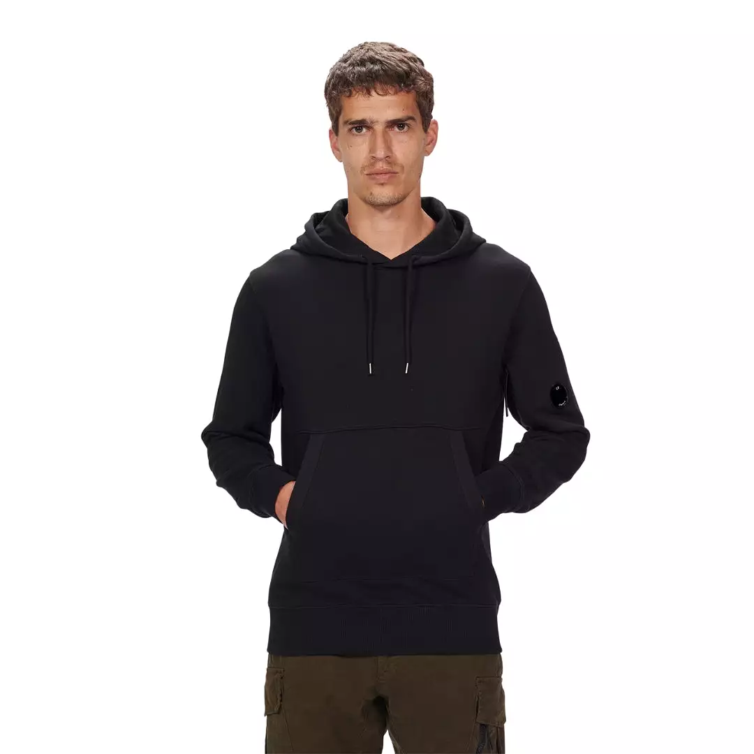 Diagonal Raised Fleece Hoodie