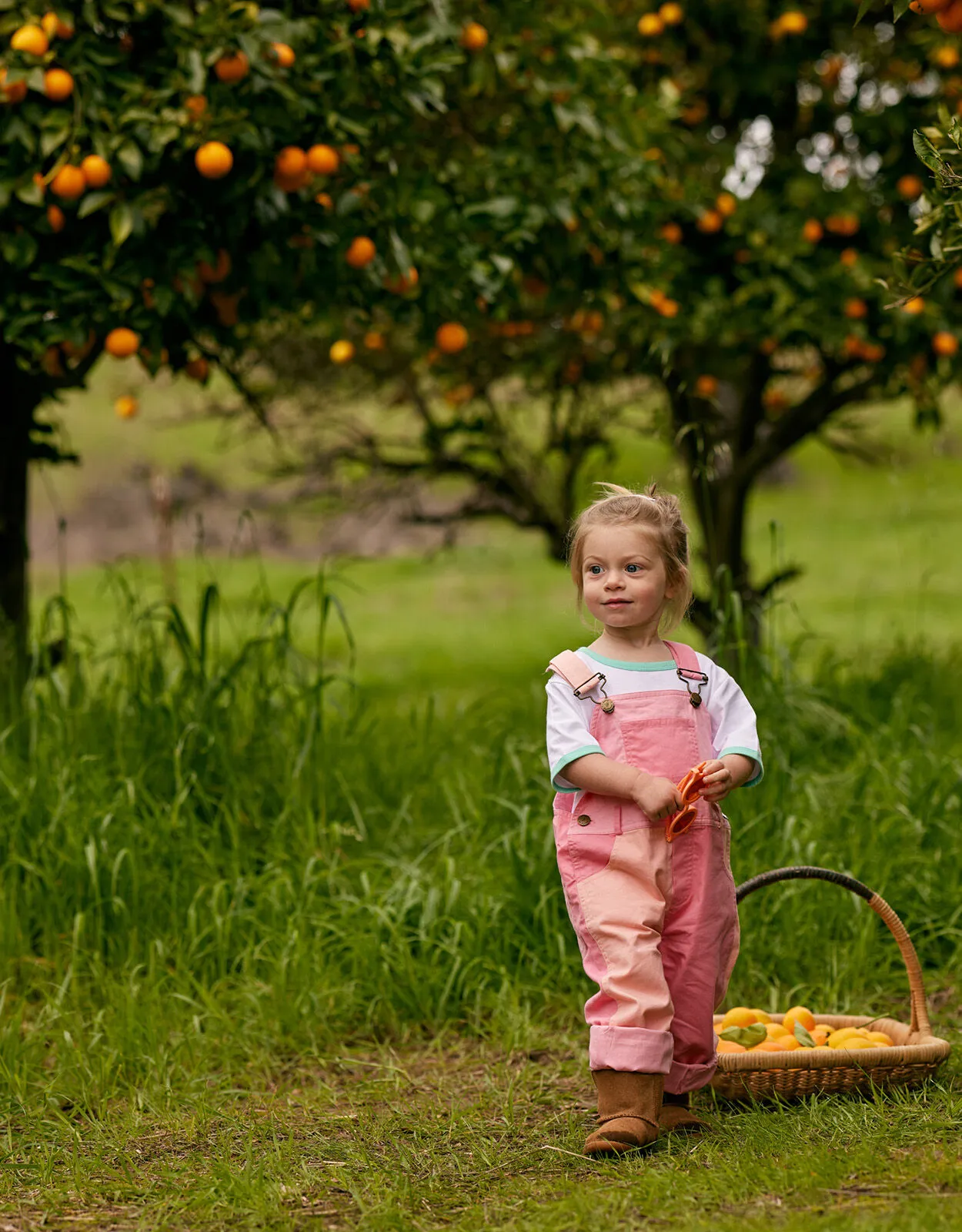 Dotty Dungarees Colour Block Dungarees Pink