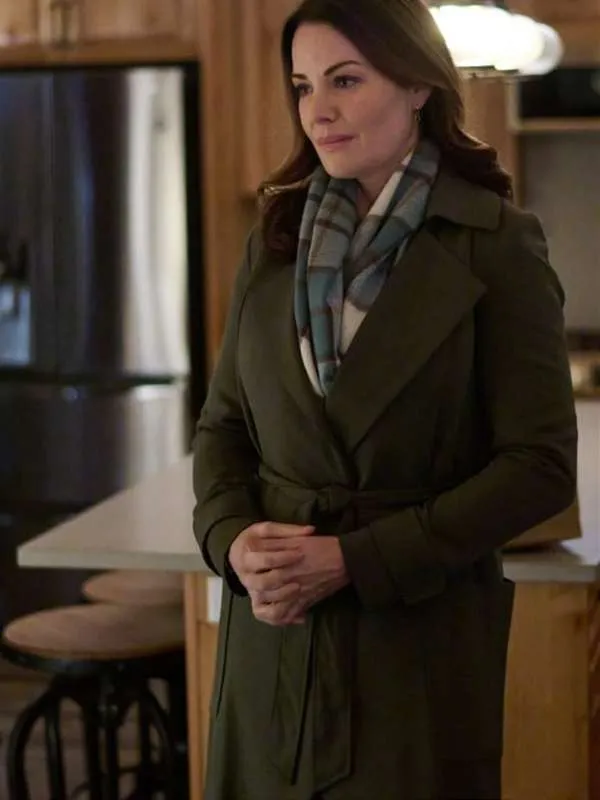 Erica Durance Unexpected Grace Green Coat