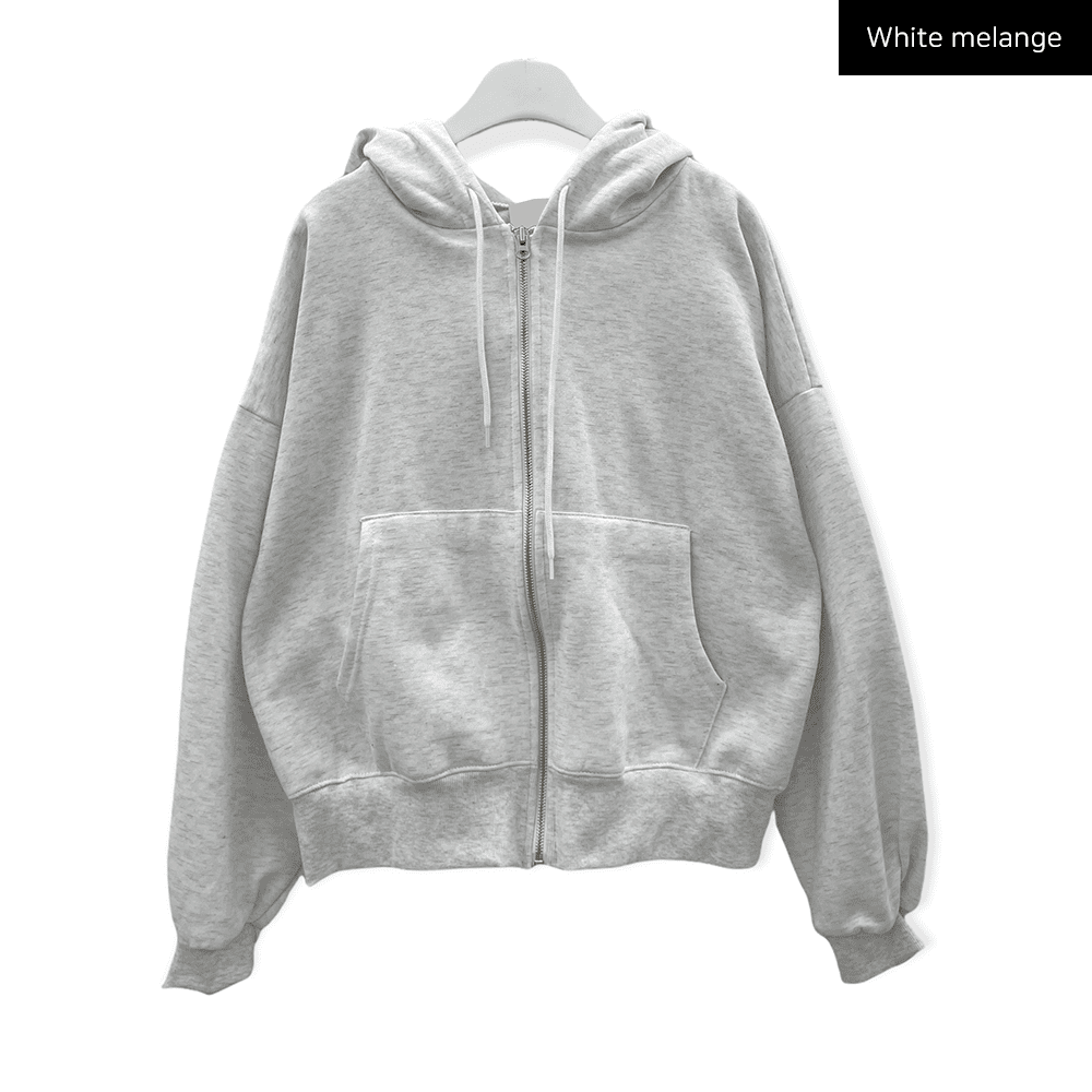 Fleece Lined Zip Up Hoodie J10