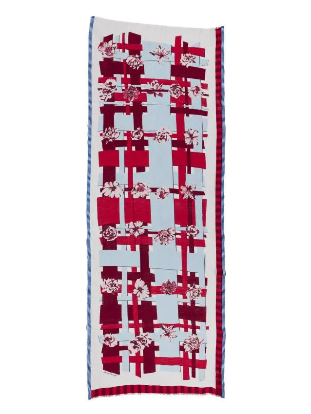 Fleurus Scarf Red 