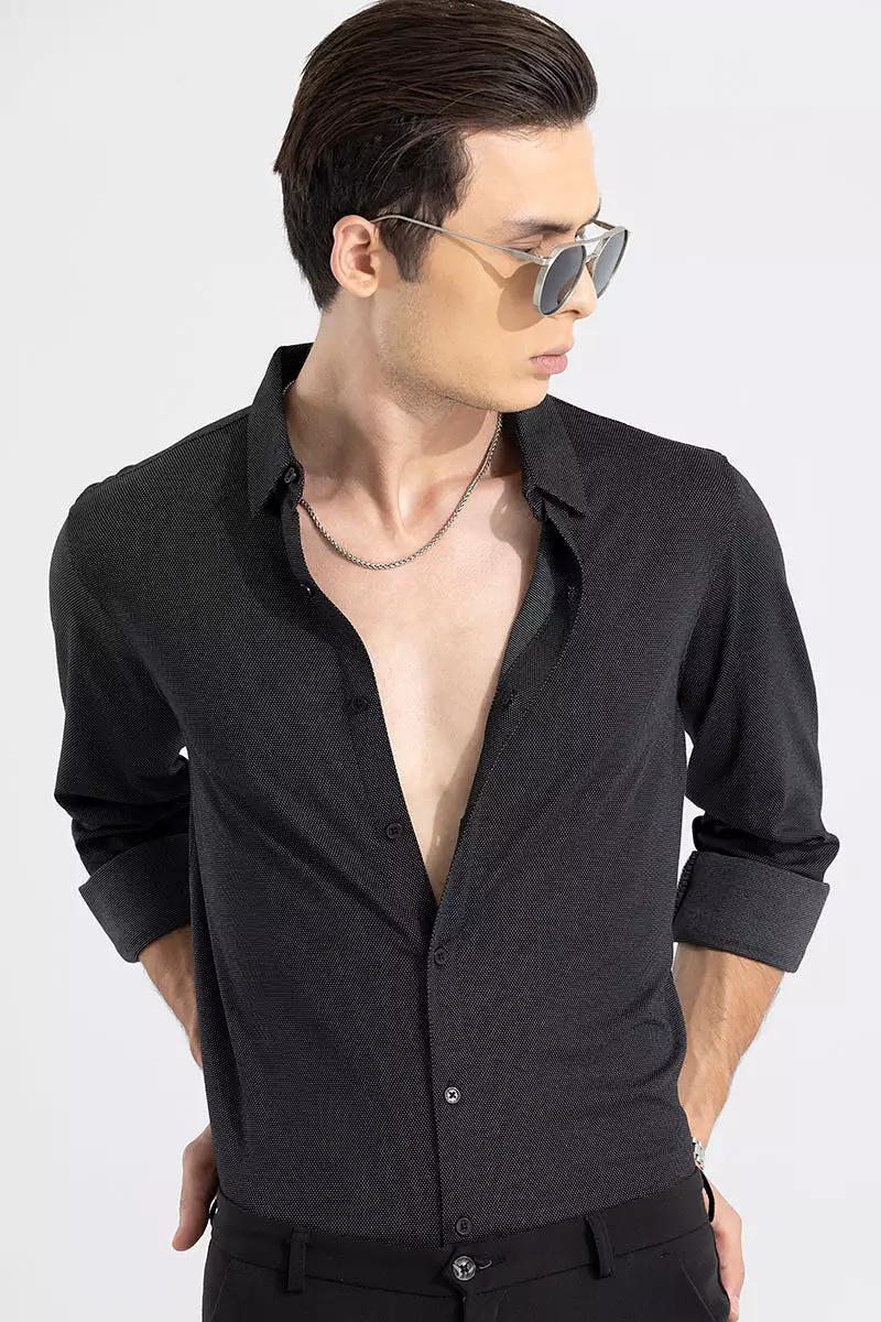 flexile black shirt