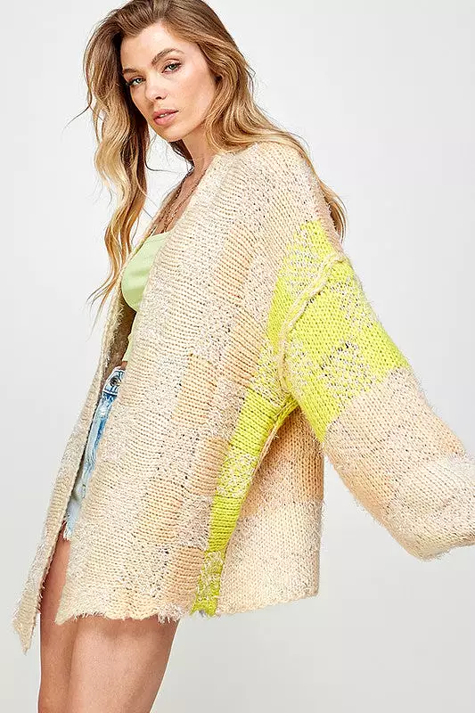 Flyaway Knit Cardigan Sweater