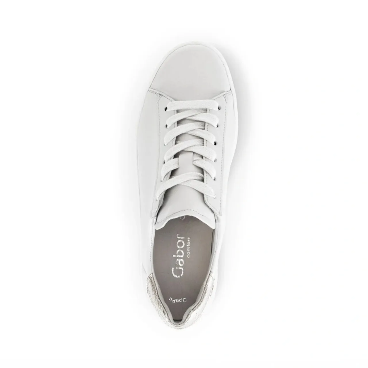 Gabor 46.395.62 Off White & Gold Sneaker