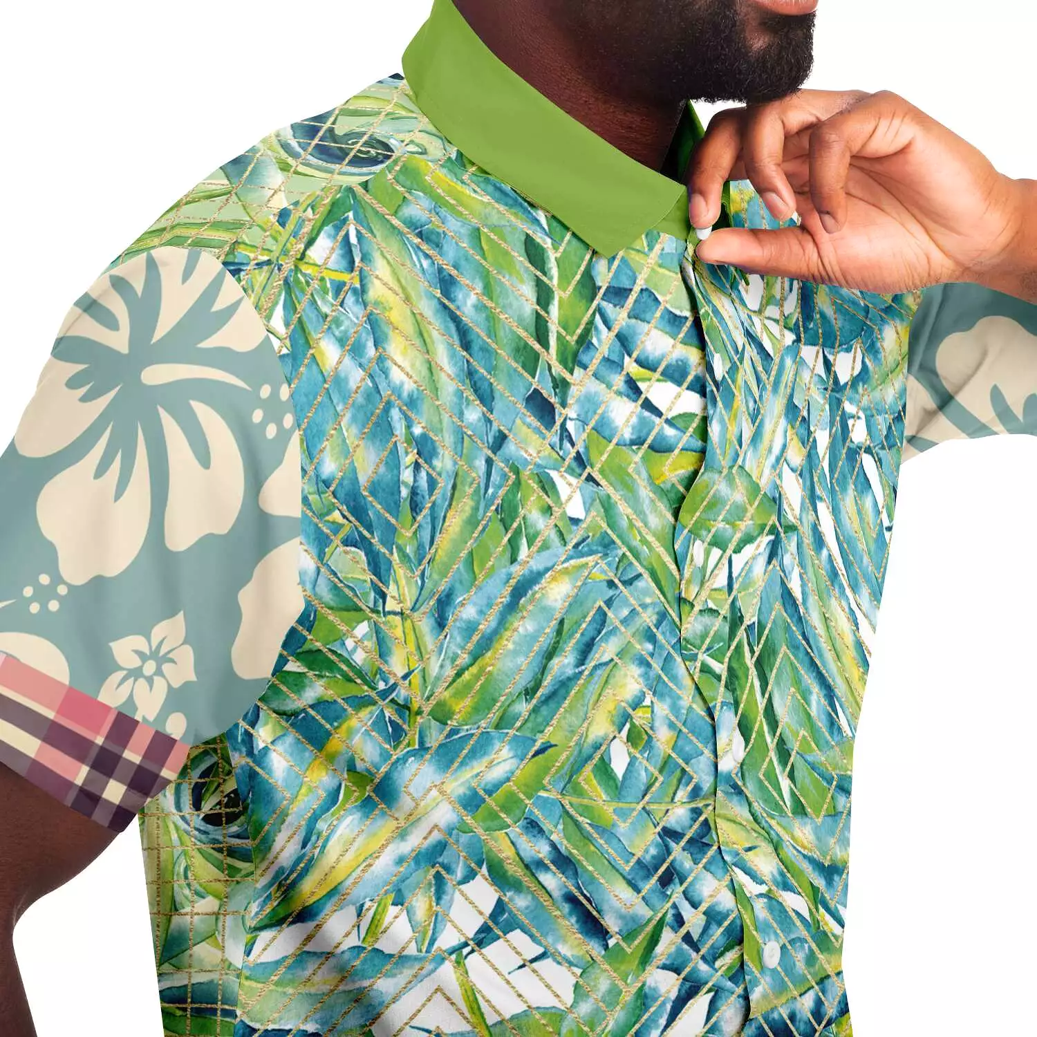 Galapagos Short Sleeve Button Down Shirt