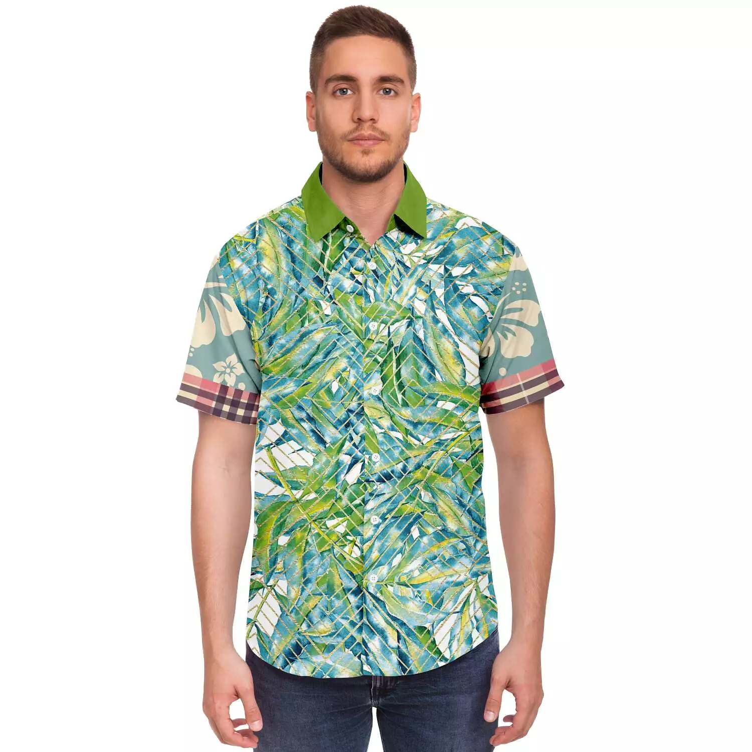 Galapagos Short Sleeve Button Down Shirt