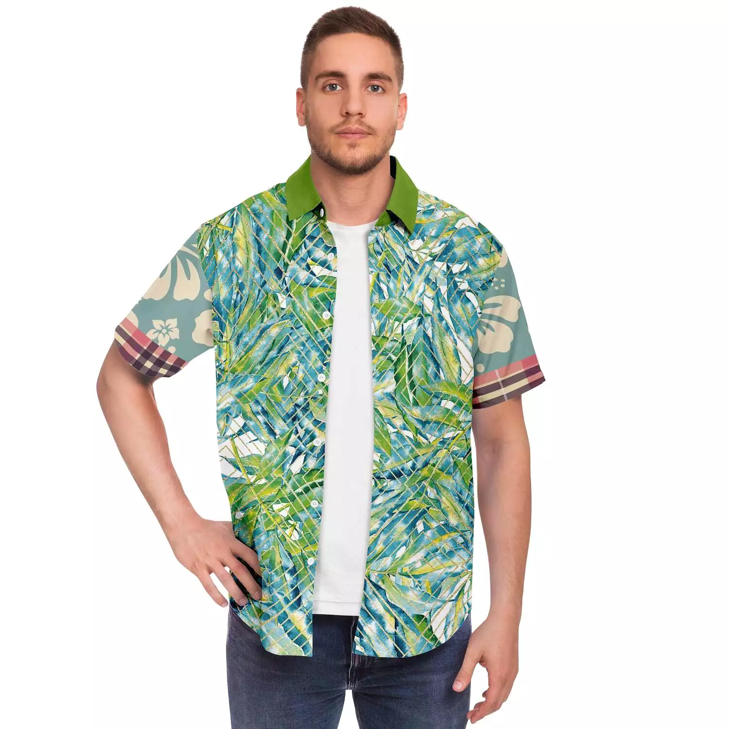 Galapagos Short Sleeve Button Down Shirt