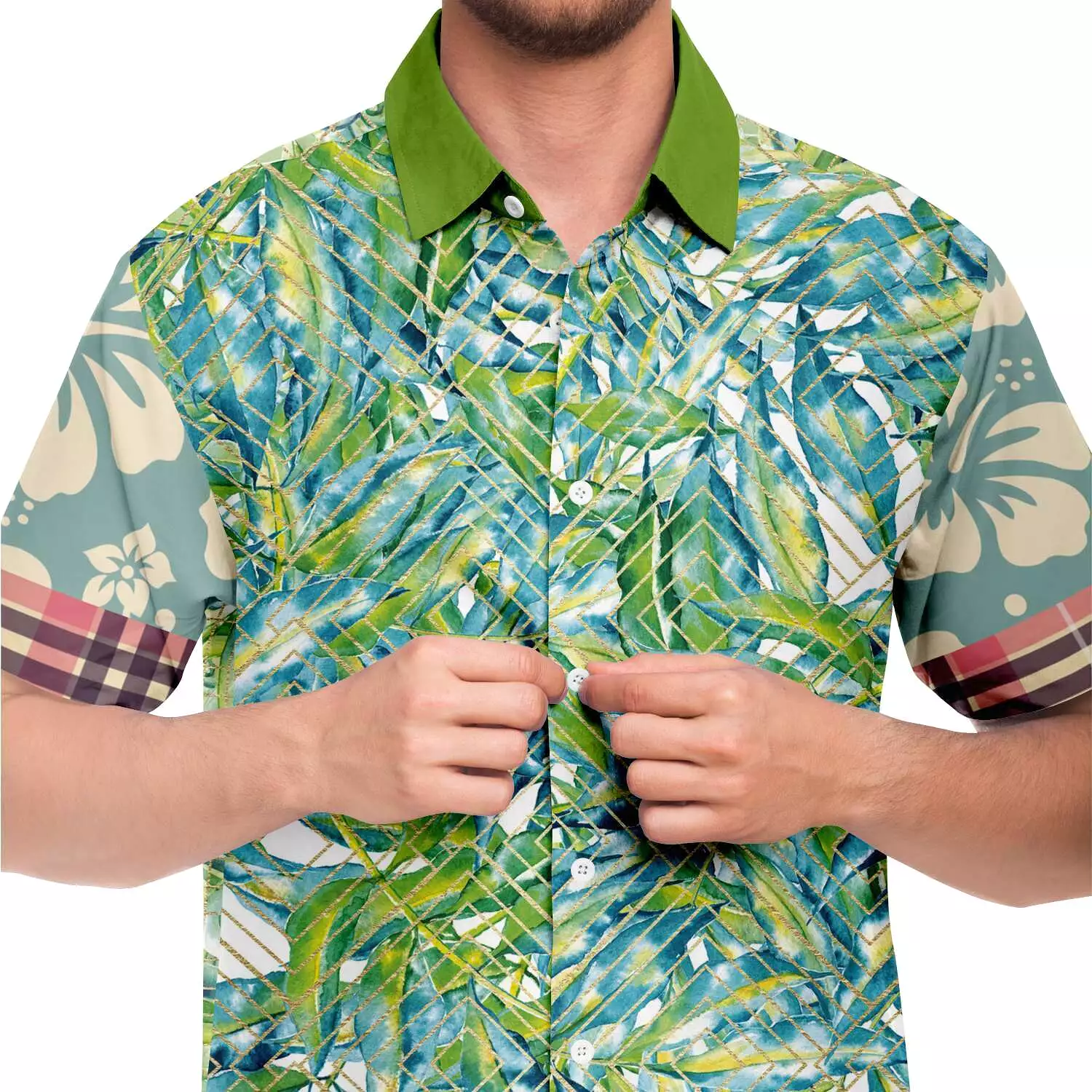 Galapagos Short Sleeve Button Down Shirt