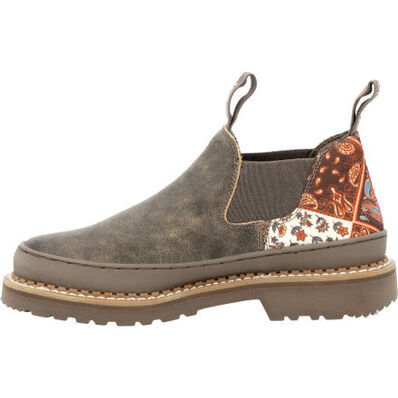 Georgia Women's Distressed Patchwork Romeo in Curry