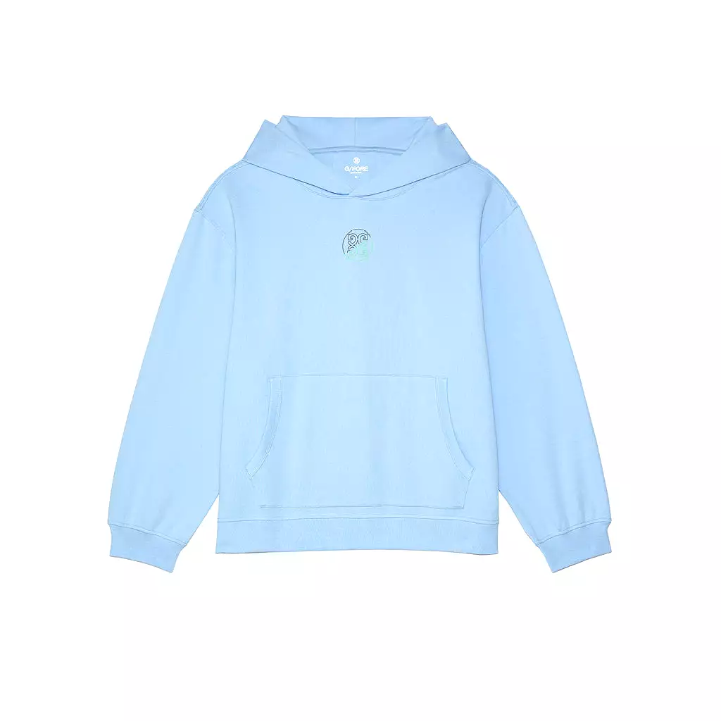 G/FORE WORLDWIDE STATEMENT PULLOVER HOODIE SKY