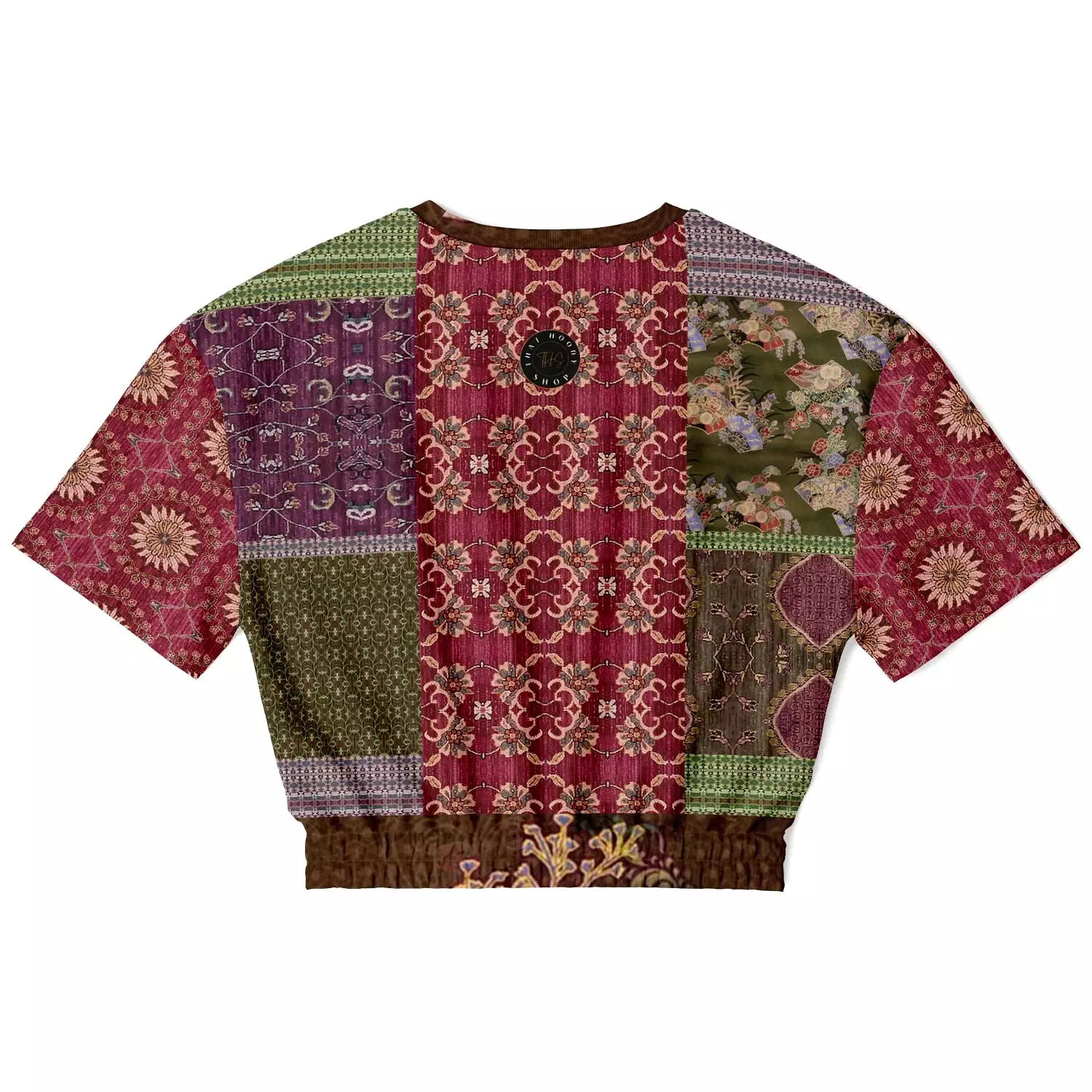 Gypsy Haight Short Sleeve Cropped Eco-Poly Sweater