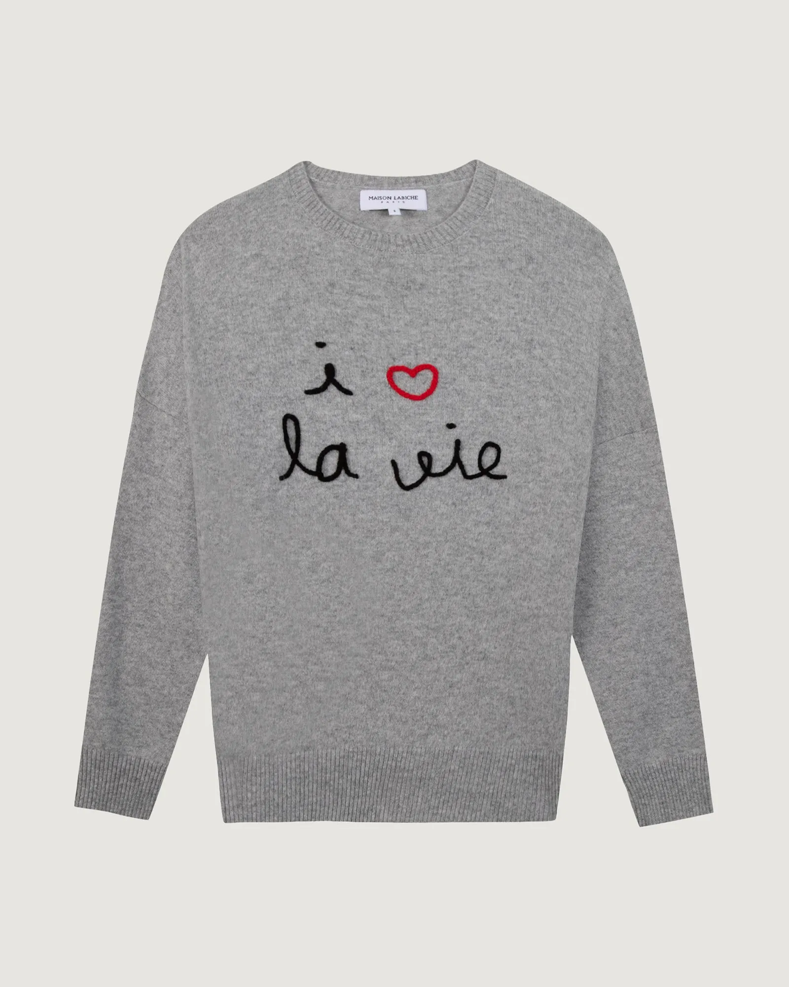 I Love La Vie buzelin cashmere sweater