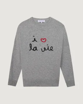 I Love La Vie buzelin cashmere sweater