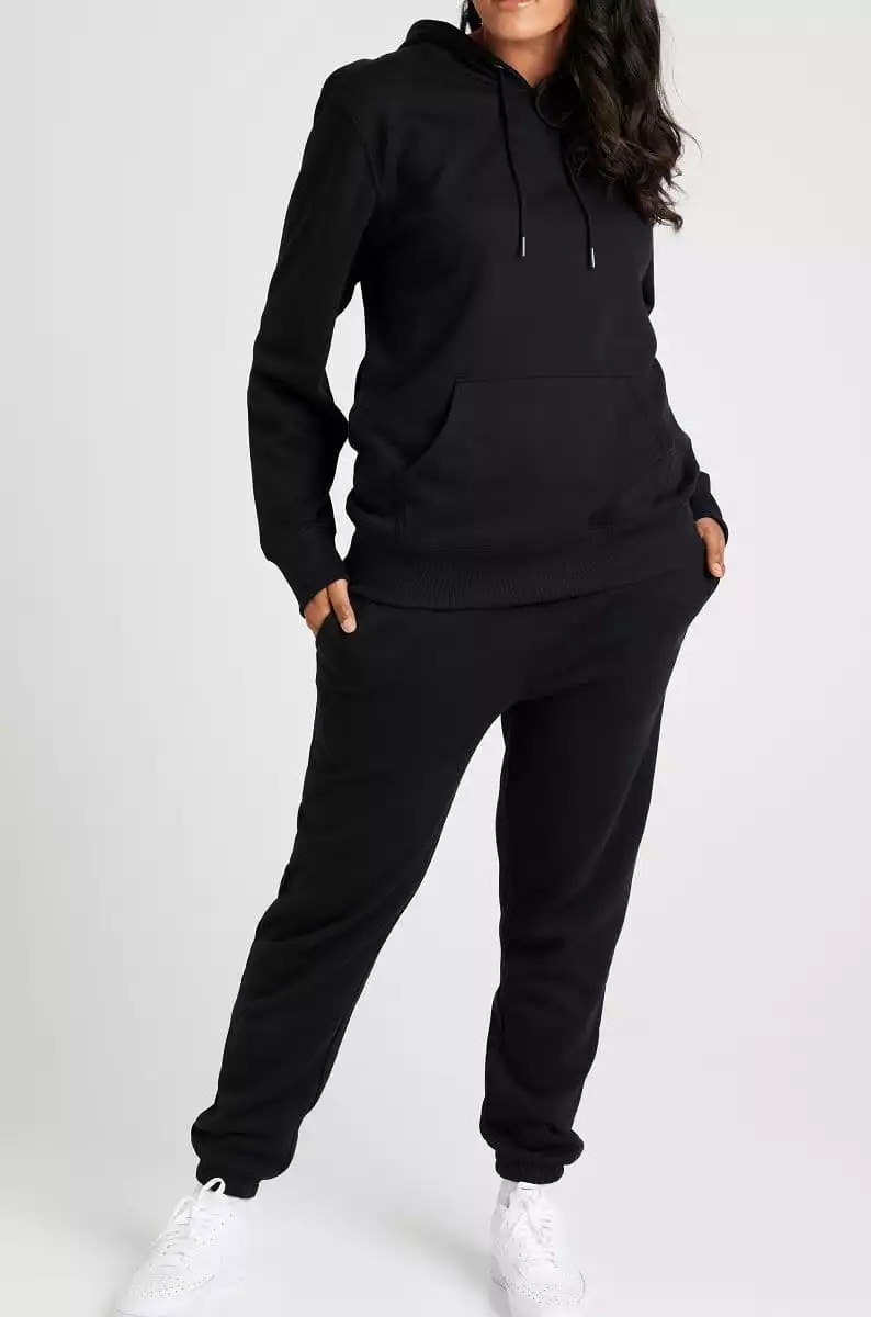 INSPORT UNISEX ALASKA BLACK HOODIE