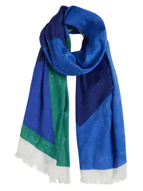 Izzy Scarf Blue Emerald 