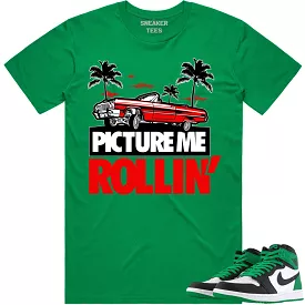 Jordan 1 Lucky Green 1s Shirt to Match - RED PMR