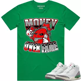 Jordan 3 Lucky Green 3s Shirt to Match - RED MOF