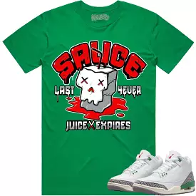 Jordan 3 Lucky Green 3s Shirt to Match - RED SAUCE