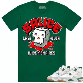 Jordan 4 Pine Green SB 4s Shirt to Match - RED SAUCE