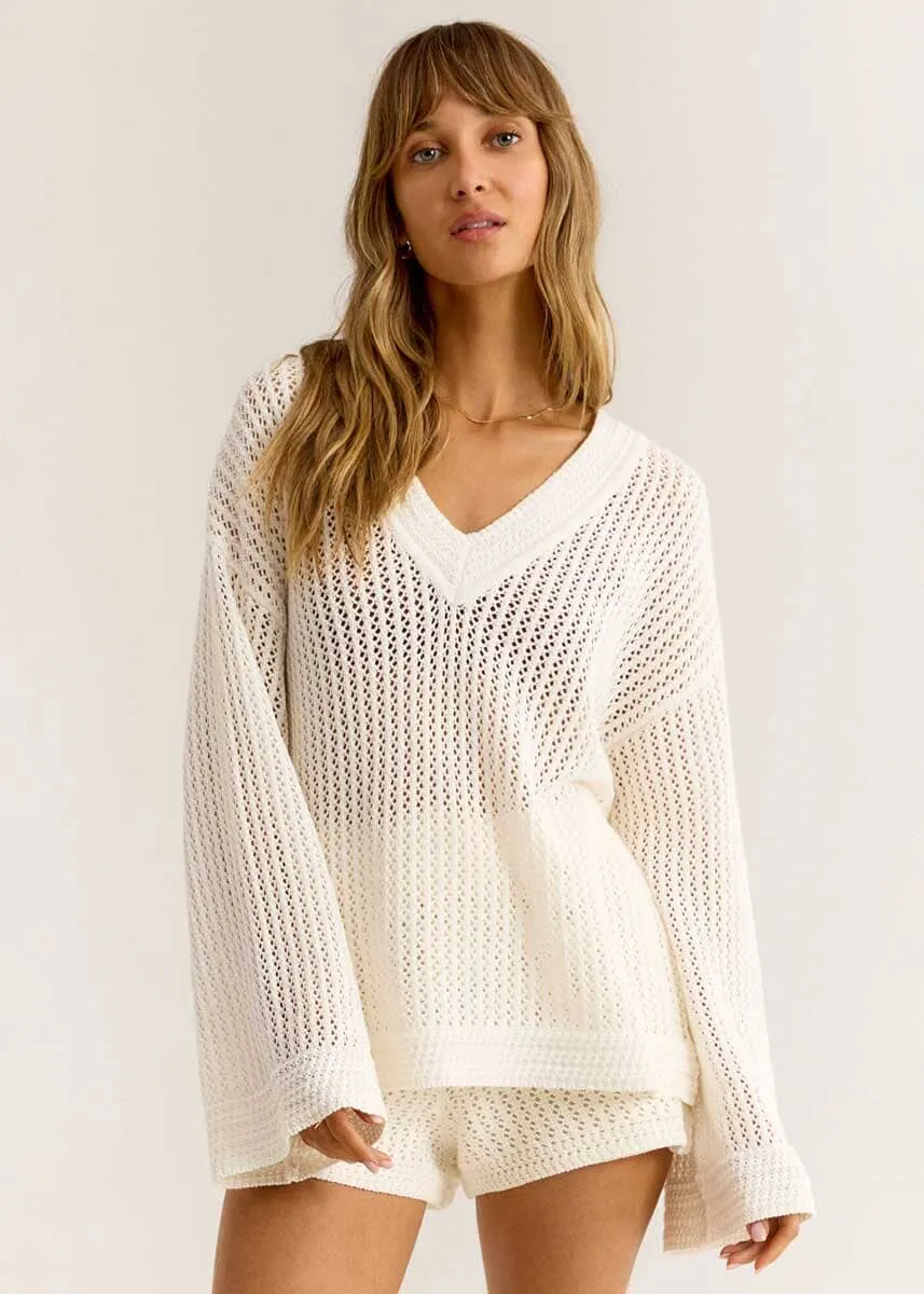 Kiami Crochet Sweater - White