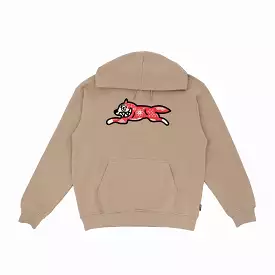 KIRIGAMI RUNNING DOG FLOCK HOODIE 'BEIGE'