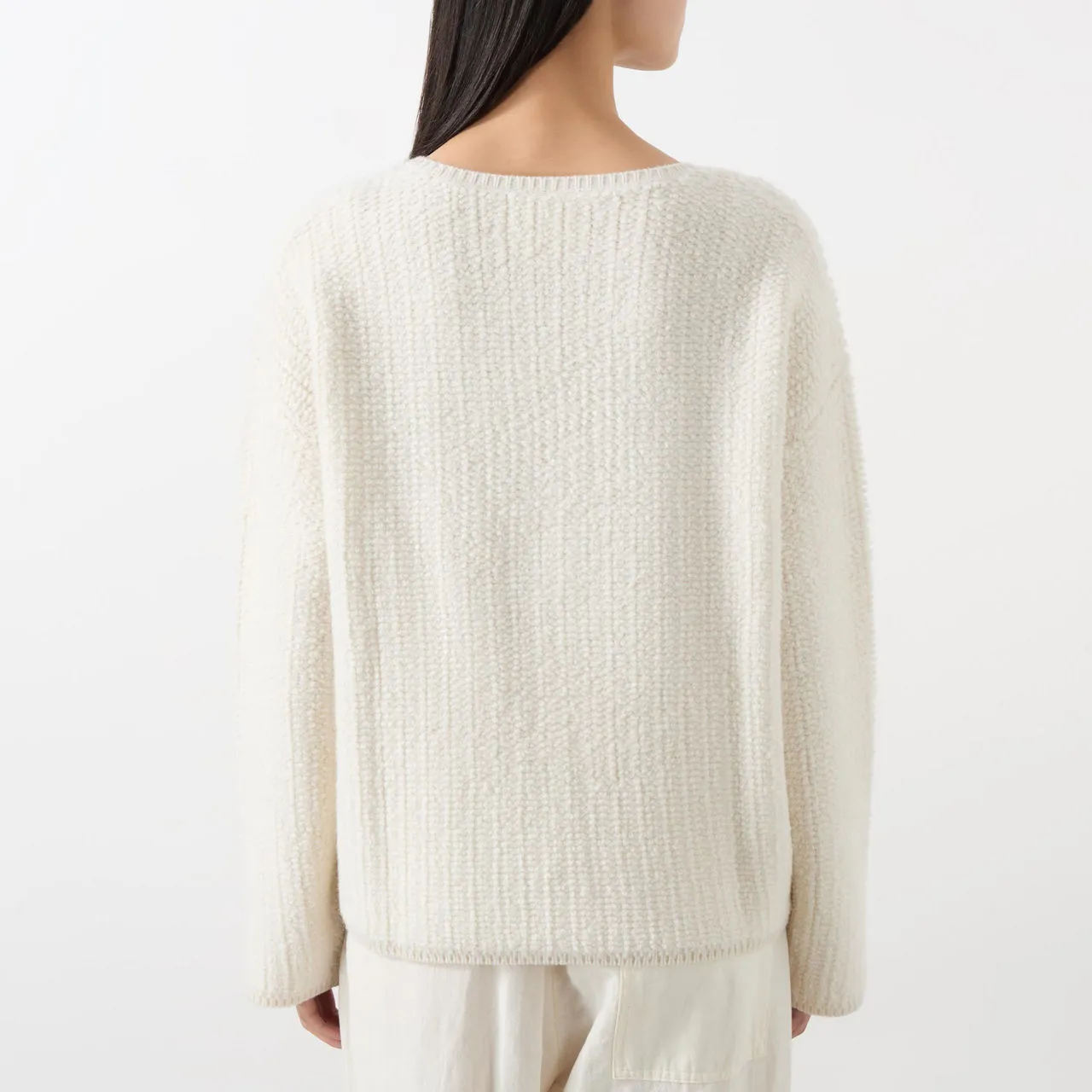 LISA YANG Elsa Cashmere Sweater - Cream