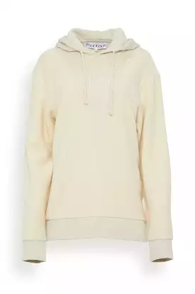 Logo Reverse Hoodie in Oatmeal